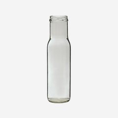 Dressingflasche 267ml, Weißglas, Mdg.: TO43