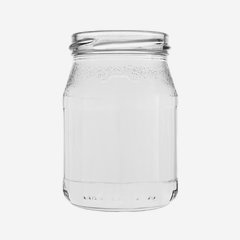 Joghurtglas 250ml, Weißglas, Mdg.: TO63