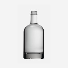 Osla Flasche 500ml, Weißglas, Mdg.: GPI28