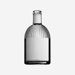 Triest Flasche 500ml, Weißglas, Mdg.: Kork