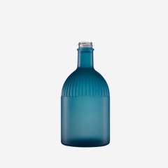 Triest Flasche 500ml, blau-matt trans, Mdg.: GPI28