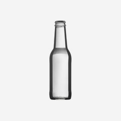 Longneck Flasche 200ml, Weißglas, Mdg.: CC