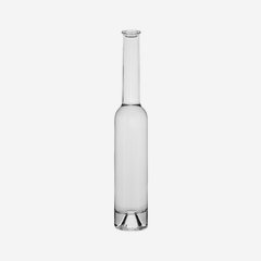 Platin Flasche 200ml, Weißglas, Mdg.: Kork