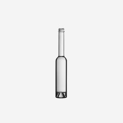 Platin Flasche 100ml, Weißglas, Mdg.: GPI22