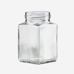 Vierkantglas 260ml, Weißglas, Mdg.: TO58