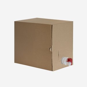 Bag in Box Karton 5l, braun, L187xB144xH212mm
