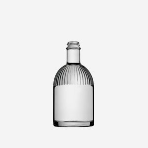 Triest Flasche 350ml, Weißglas, Mdg.: GPI28