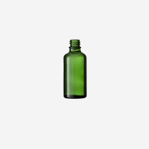 Tropfflaschen aus Grünglas, 50ml, Mdg.: GL-18