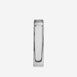 Essenzglas 50ml vierkant, Weißglas, Mdg.: PP31,5