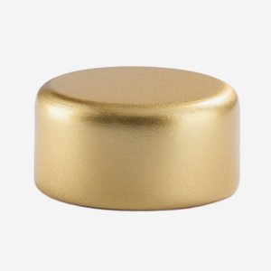 Alu-Kunststoff-Schraubverschluss GPI 22, gold