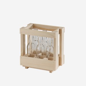 Holzsteige für 6x 40ml Flaschen, 142/87/152