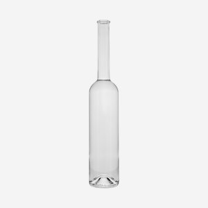 Platin Flasche 500ml, Weißglas, Mdg.: Kork