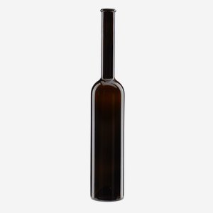 Platin Flasche 500ml, Antikglas, Mdg.: Kork