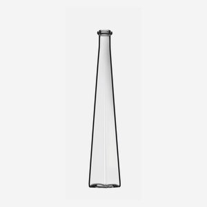 Quadra Flasche 200ml, Weißglas, Mdg.: Kork