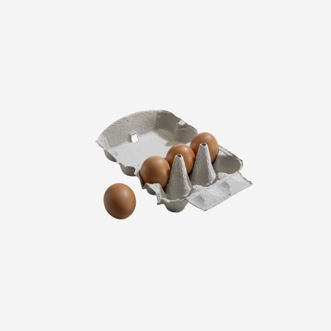 YARNOW 10 Stück Papier Eierablage 6 Zählen Flache Eierkarton Vintage Leere Eierkarton Eierträger für Teuflische Eier Versand Tragbare Eierbehälter 