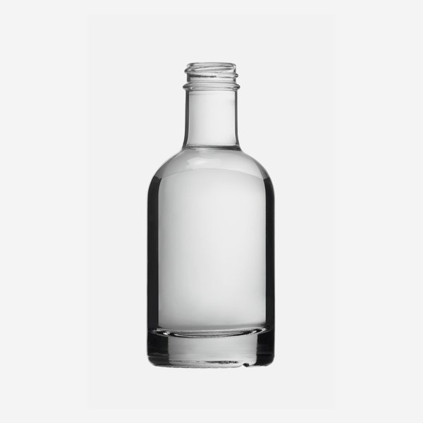 Osla Flasche 200ml, Weißglas, Mdg.: GPI28