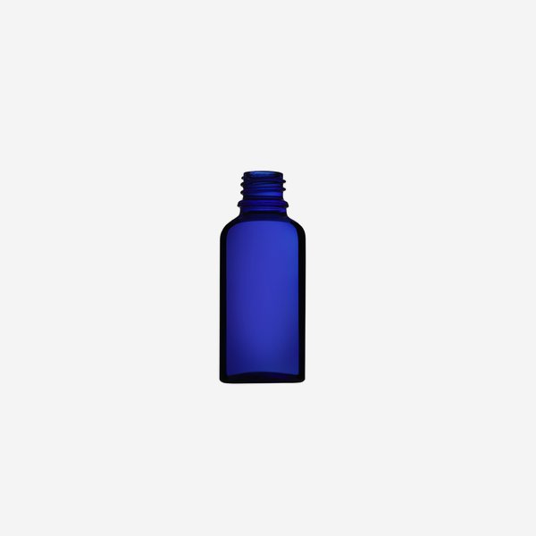 Tropfflaschen aus Blauglas, 30ml, Mdg.: GL-18
