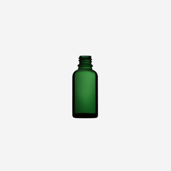 Tropfflaschen aus Grünglas, 30ml, Mdg.: GL-18
