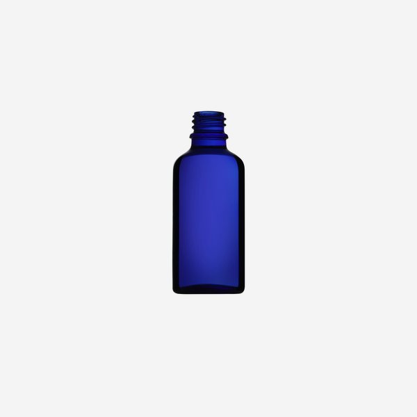 Tropfflaschen aus Blauglas, 50ml, Mdg.: GL-18