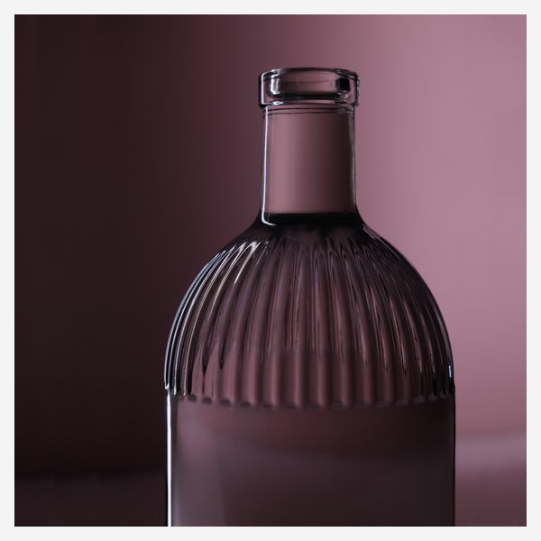 Triest Flasche 500ml, Weißglas, Mdg.: Kork