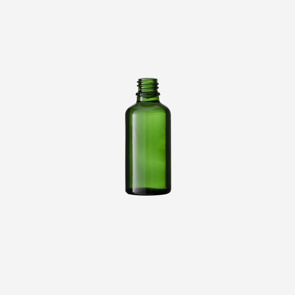 Tropfflaschen aus Grünglas, 50ml, Mdg.: GL-18