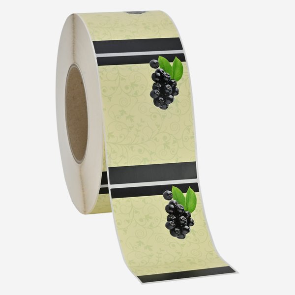 Etikettenserie OBST EINZELN -Aronia, 70x99mm