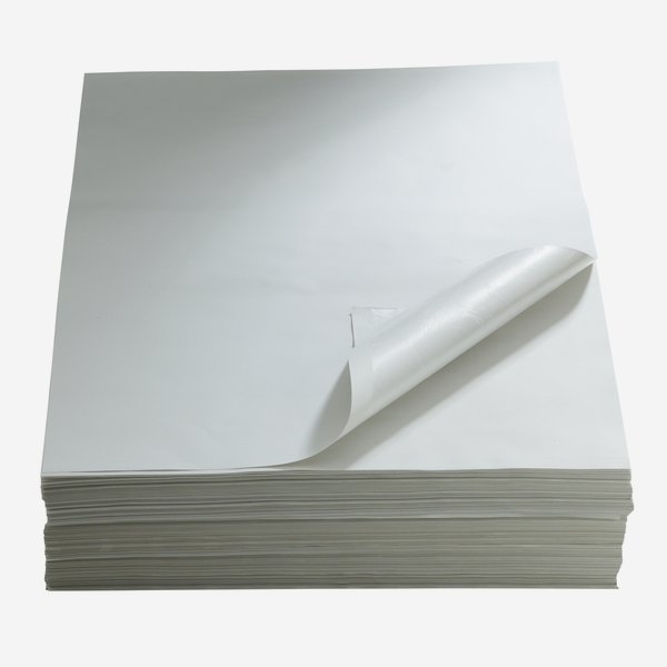 Folienwickelpapier unbedruckt 1/4 Bogen, 370 x 500