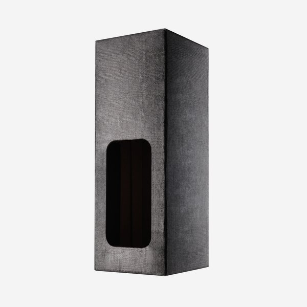 Geschenkkarton schwarz mit Fenster, 1xVIVA 1500ml