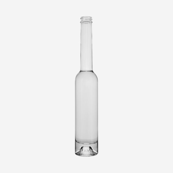 Platin Flasche 200ml, Weißglas, Mdg.: GPI28