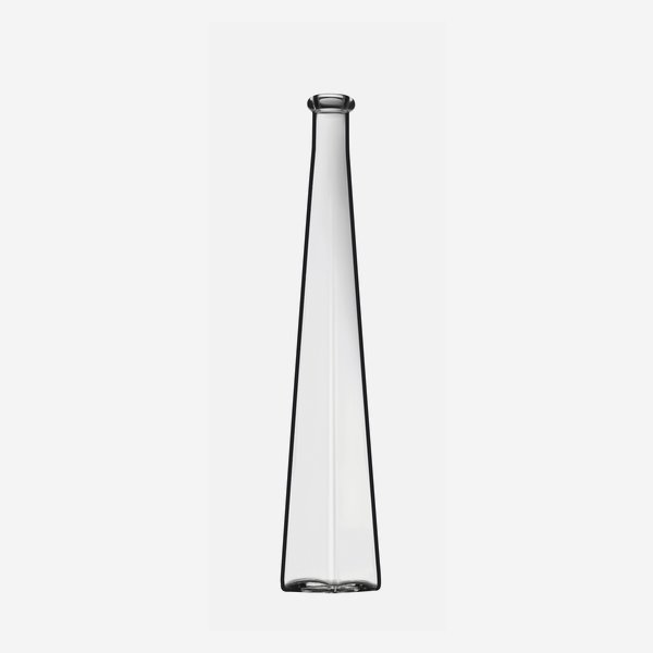 Quadra Flasche 200ml, Weißglas, Mdg.: Kork