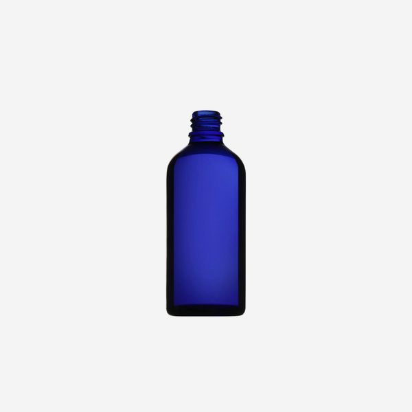 Tropfflaschen aus Blauglas, 100ml, Mdg.: GL-18